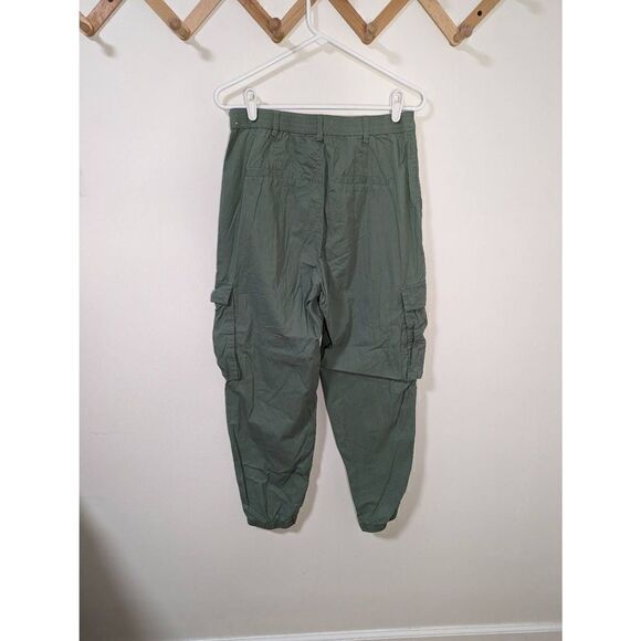 Abercrombie & Fitch Green Lightweight Cargo Pants - Size M - Picture 4 of 8